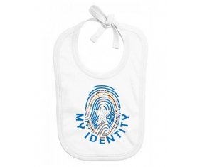 Bavoir bébé personnalisé Empreinte My Identity Corée du Nord