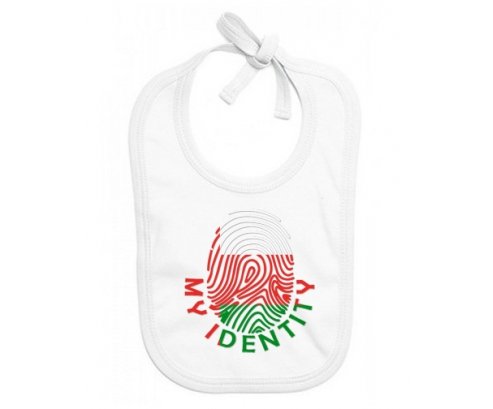 Bavoir bébé personnalisé Empreinte My Identity Oman