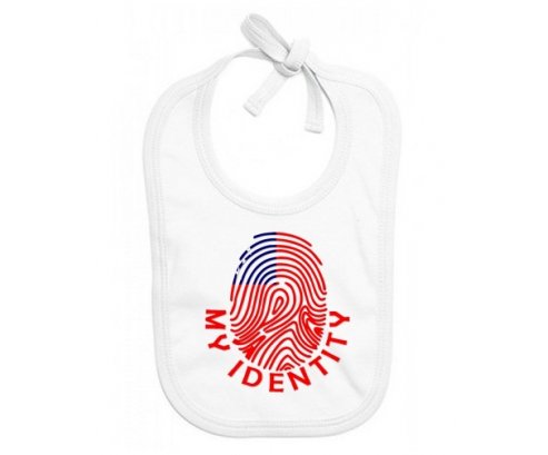 Bavoir bébé personnalisé Empreinte My Identity Samoa