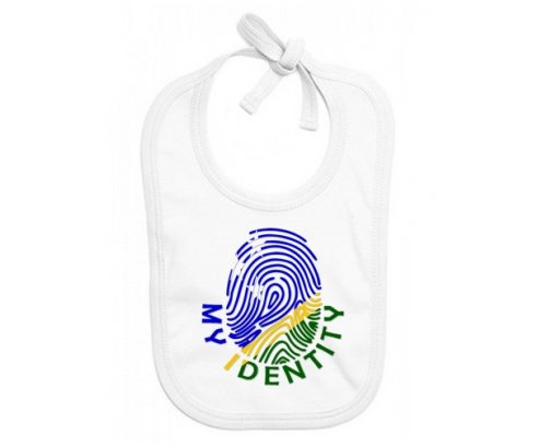Bavoir bébé personnalisé Empreinte My Identity îles Salomon