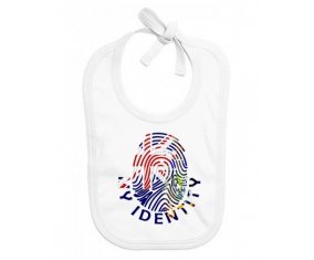 Bavoir bébé personnalisé Empreinte My Identity Géorgie du Sud et les Îles Sandwich du Sud