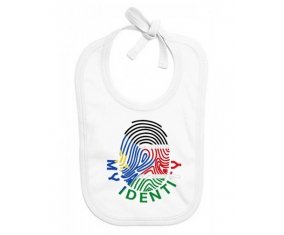 Bavoir bébé personnalisé Empreinte My Identity Soudan du sud