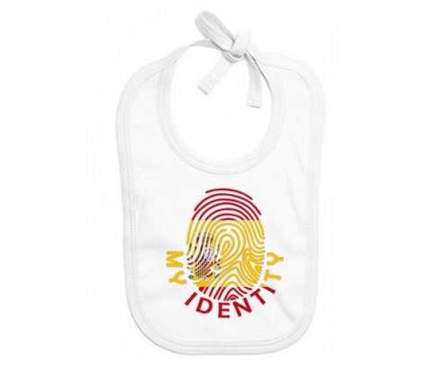 Bavoir bébé personnalisé Empreinte My Identity Espagne