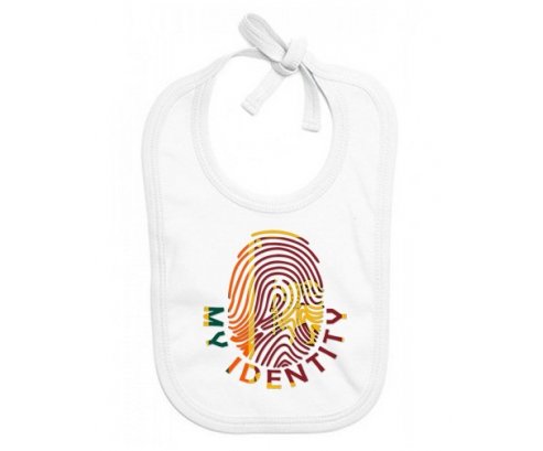 Bavoir bébé personnalisé Empreinte My Identity Sri Lanka Srilanka