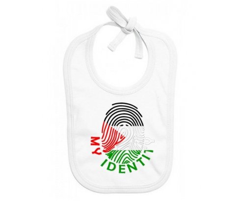 Bavoir bébé personnalisé Empreinte My Identity État de Palestine