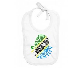 Bavoir bébé personnalisé Empreinte My Identity Tanzanie