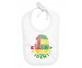 Bavoir bébé personnalisé Empreinte My Identity Togo