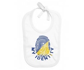 Bavoir bébé personnalisé Empreinte My Identity Tokelau