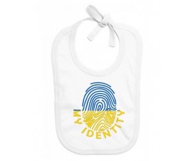 Bavoir bébé personnalisé Empreinte My Identity Ukraine