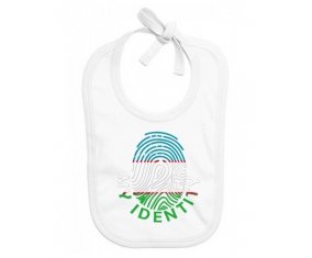 Bavoir bébé personnalisé Empreinte My Identity Ouzbékistan