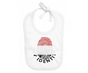 Bavoir bébé personnalisé Empreinte My Identity Yémen