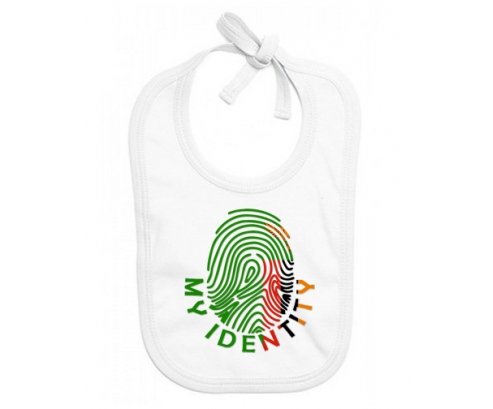 Bavoir bébé personnalisé Empreinte My Identity Zambie