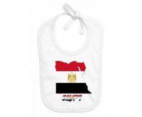 Bavoir bébé personnalisé Egypt maps