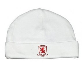 Bonnet bébé personnalisé Middlesbrough Football Club