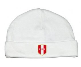 Bonnet bébé personnalisé Peru national football team