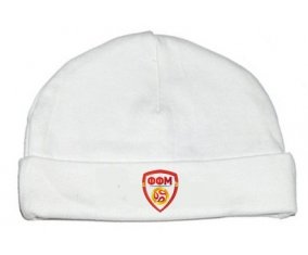 Bonnet bébé personnalisé North Macedonia national football team