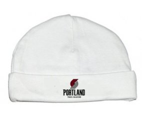 Bonnet bébé personnalisé Portland Trail Blazers