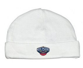 Bonnet bébé personnalisé New Orleans Pelicans