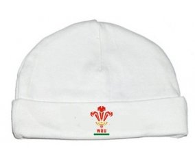 Bonnet bébé personnalisé Wales Rugby XV