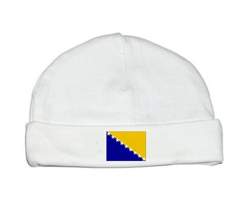 Bonnet bébé personnalisé Drapeau Bosnie Herzégovine