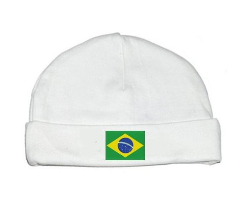 Bonnet bébé personnalisé Drapeau Brésil