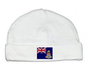 Bonnet bébé personnalisé Drapeau Îles Caïmans