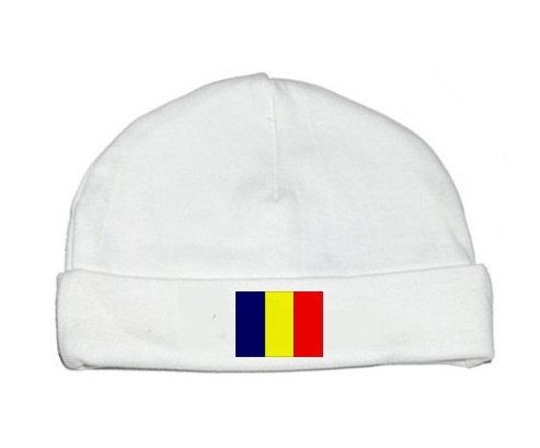 Bonnet bébé personnalisé Drapeau Tchad