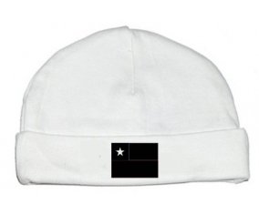 Bonnet bébé personnalisé Drapeau Chili
