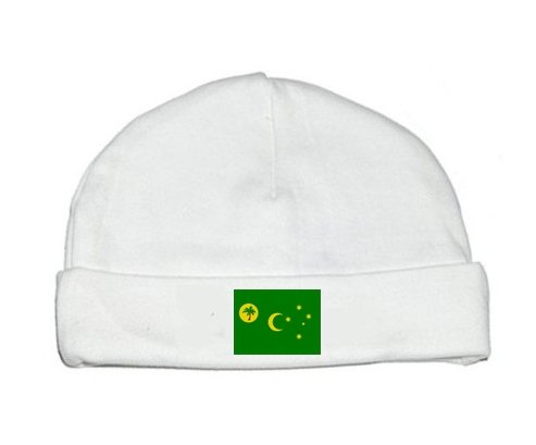 Bonnet bébé personnalisé Drapeau Îles Cocos