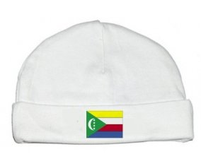 Drapeau Comores : Bonnet bébé