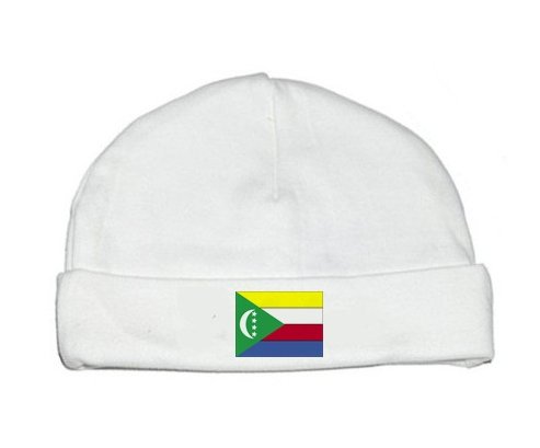 Bonnet bébé personnalisé Drapeau Comores