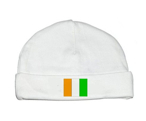 Bonnet bébé personnalisé Drapeau Côte d'Ivoire