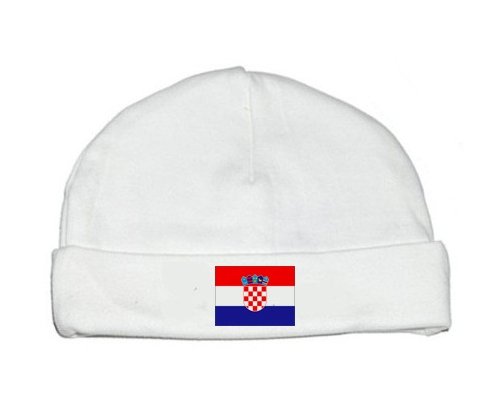 Bonnet bébé personnalisé Drapeau Croatie