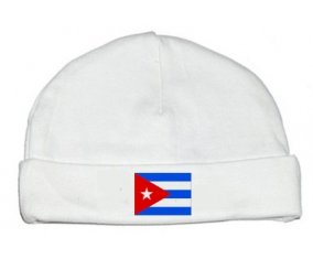 Drapeau Cuba : Bonnet bébé