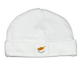 Drapeau Chypre : Bonnet bébé