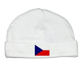 Drapeau République Tchèque : Bonnet bébé