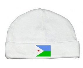 Drapeau Djibouti : Bonnet bébé