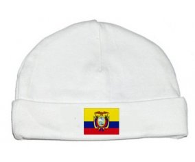 Drapeau Equateur : Bonnet bébé