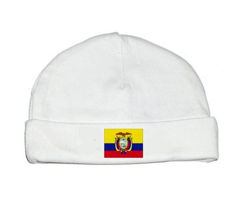 Bonnet bébé personnalisé Drapeau Equateur