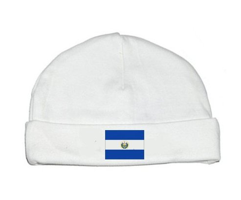 Bonnet bébé personnalisé Drapeau Le Salvador