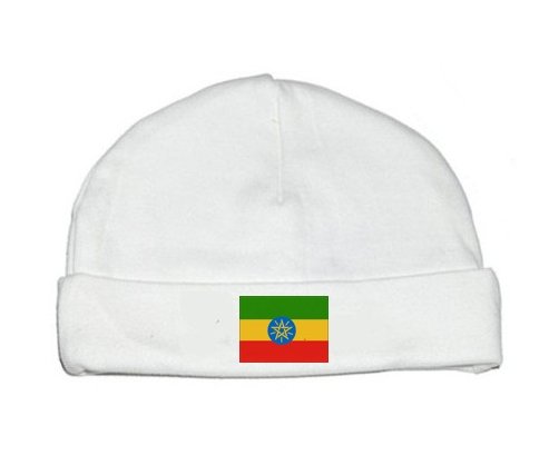 Bonnet bébé personnalisé Drapeau Ethiopie
