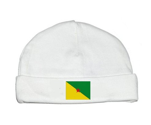 Bonnet bébé personnalisé Drapeau Guyane Française