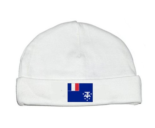 Bonnet bébé personnalisé Drapeau Terres australes françaises