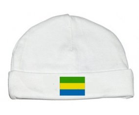 Drapeau Gabon : Bonnet bébé