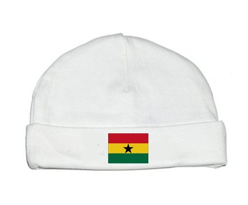 Bonnet bébé personnalisé Drapeau Ghana