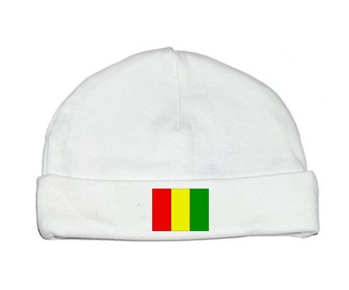 Bonnet bébé personnalisé Drapeau Guinée Bissau