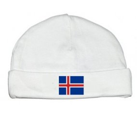 Drapeau Islande : Bonnet bébé