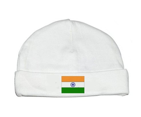 Bonnet bébé personnalisé Drapeau Inde
