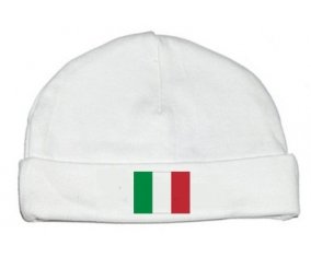 Bonnet bébé personnalisé Drapeau Italie