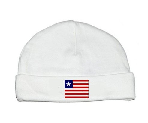 Bonnet bébé personnalisé Drapeau Libéria